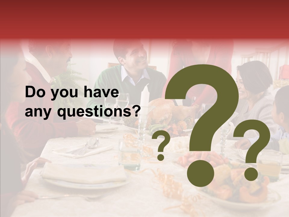 Meal Parents Food PowerPoint Template