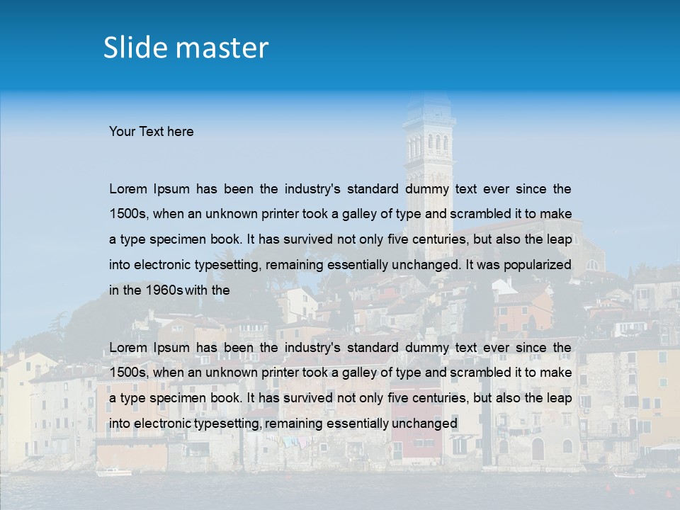 Summer National Landscape PowerPoint Template