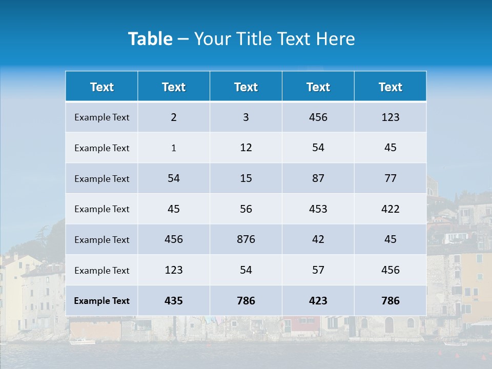 Summer National Landscape PowerPoint Template