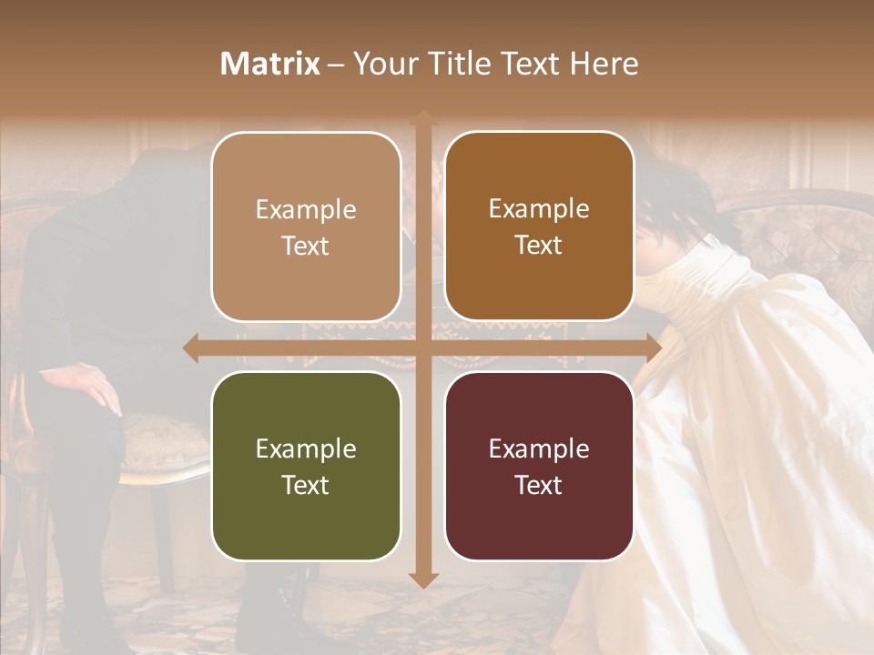 Indoor Arm Girl PowerPoint Template