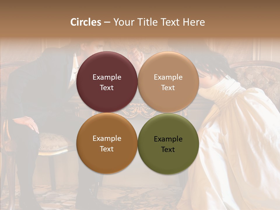 Indoor Arm Girl PowerPoint Template