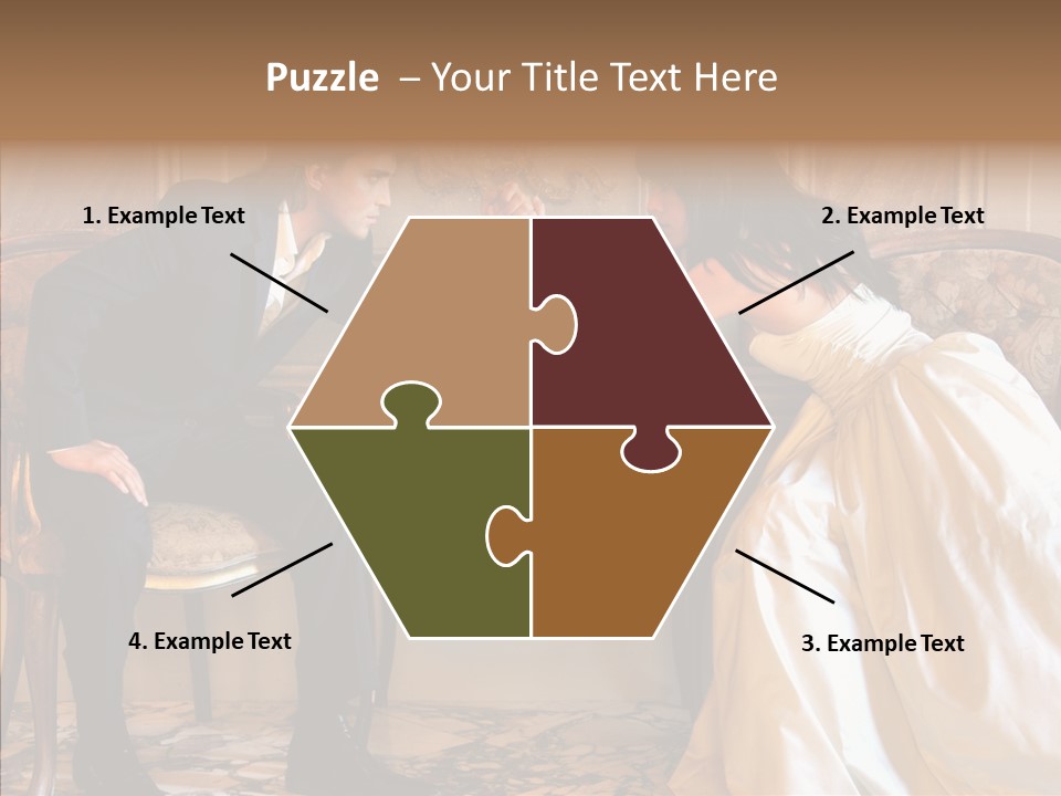 Indoor Arm Girl PowerPoint Template