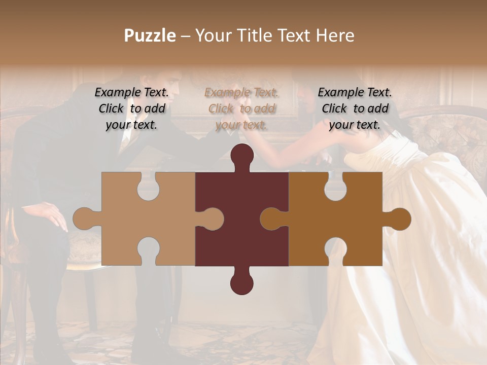 Indoor Arm Girl PowerPoint Template