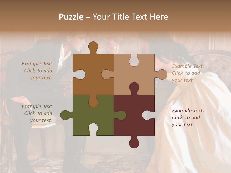 Indoor Arm Girl PowerPoint Template