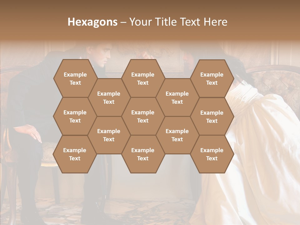 Indoor Arm Girl PowerPoint Template