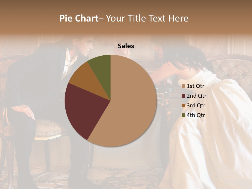 Indoor Arm Girl PowerPoint Template