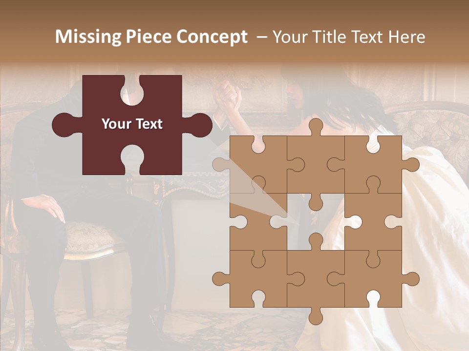 Indoor Arm Girl PowerPoint Template