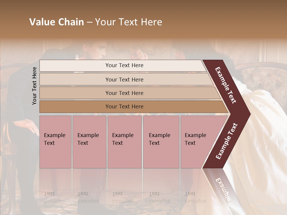 Indoor Arm Girl PowerPoint Template