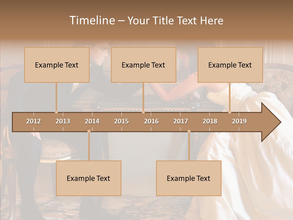 Indoor Arm Girl PowerPoint Template