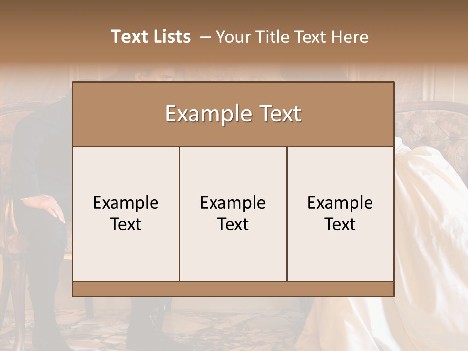 Indoor Arm Girl PowerPoint Template