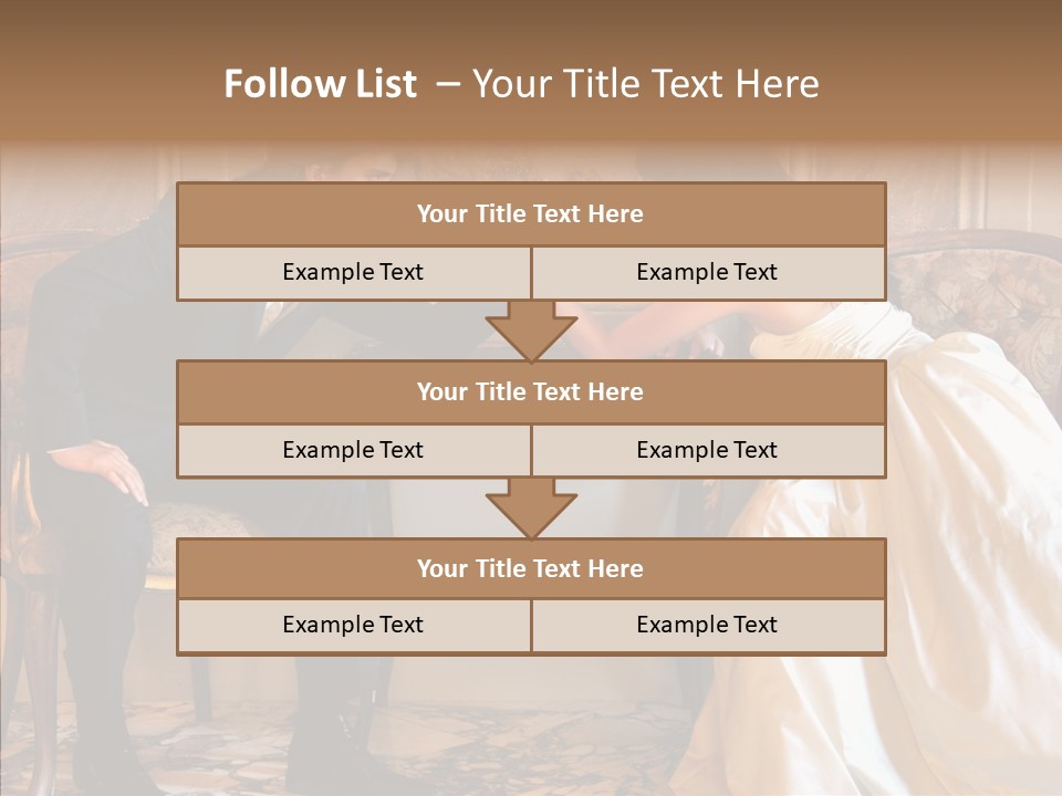 Indoor Arm Girl PowerPoint Template