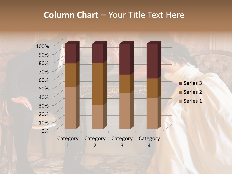 Indoor Arm Girl PowerPoint Template