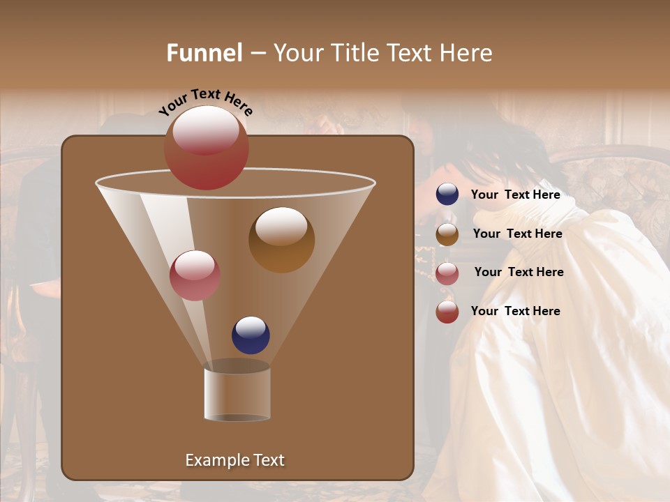 Indoor Arm Girl PowerPoint Template