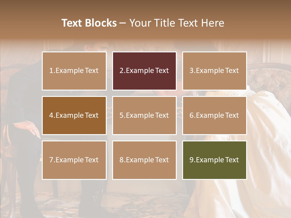 Indoor Arm Girl PowerPoint Template