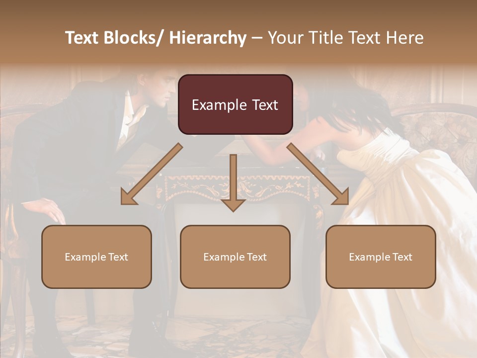 Indoor Arm Girl PowerPoint Template