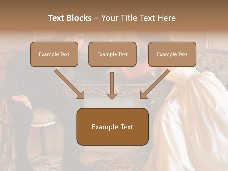 Indoor Arm Girl PowerPoint Template