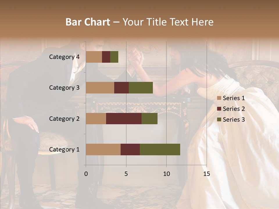 Indoor Arm Girl PowerPoint Template