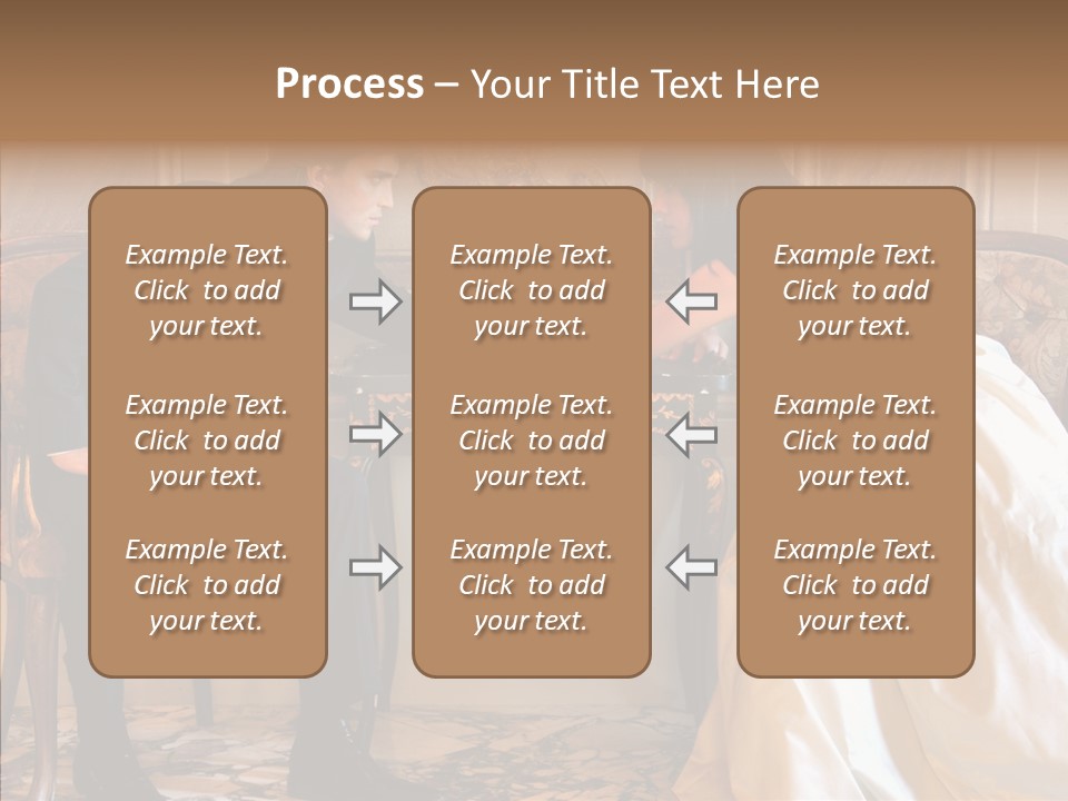 Indoor Arm Girl PowerPoint Template