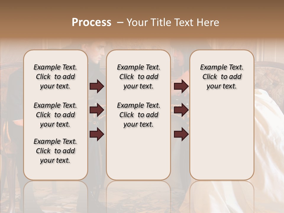 Indoor Arm Girl PowerPoint Template