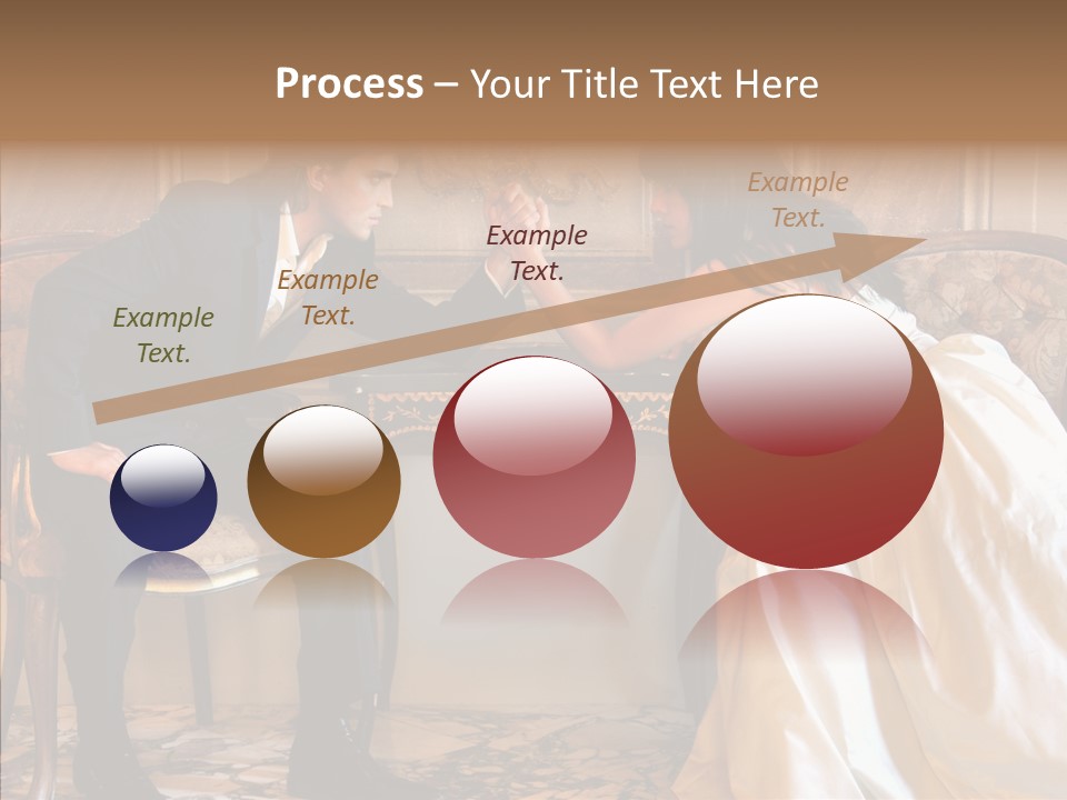 Indoor Arm Girl PowerPoint Template