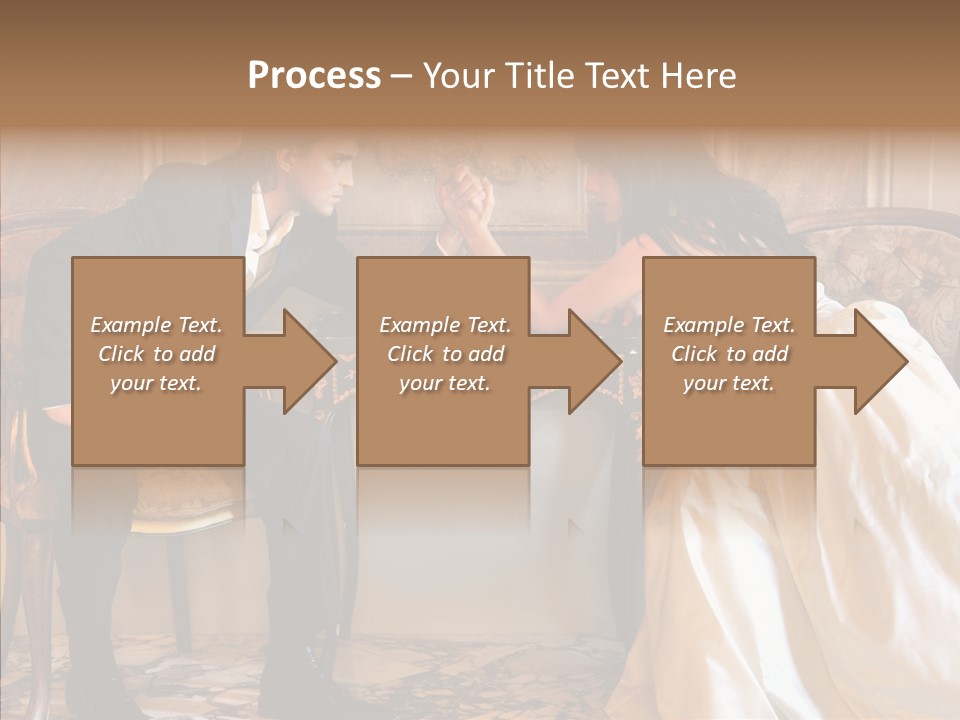 Indoor Arm Girl PowerPoint Template