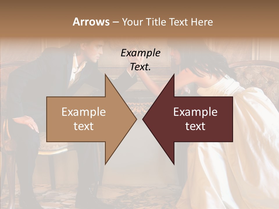 Indoor Arm Girl PowerPoint Template