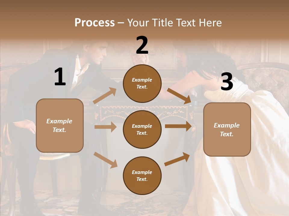 Indoor Arm Girl PowerPoint Template