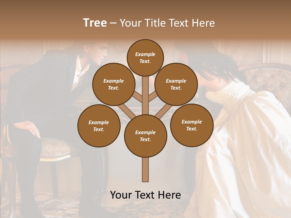 Indoor Arm Girl PowerPoint Template