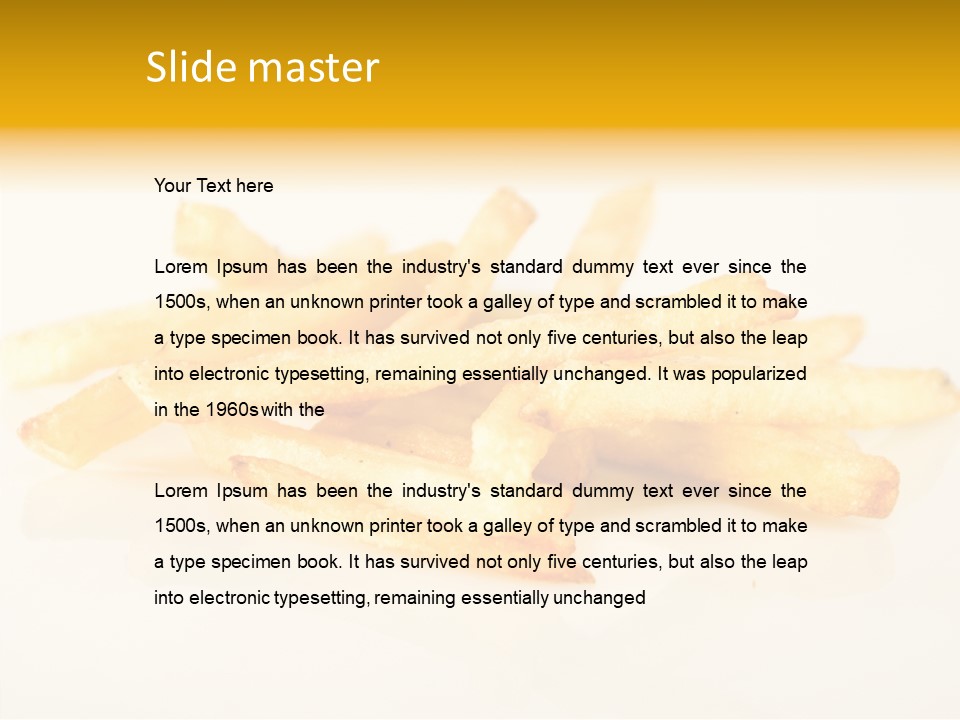 Strip Sesame Isolated PowerPoint Template