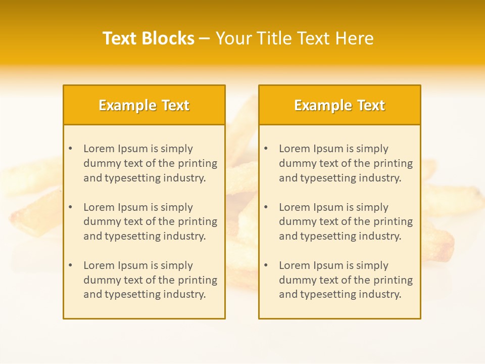 Strip Sesame Isolated PowerPoint Template