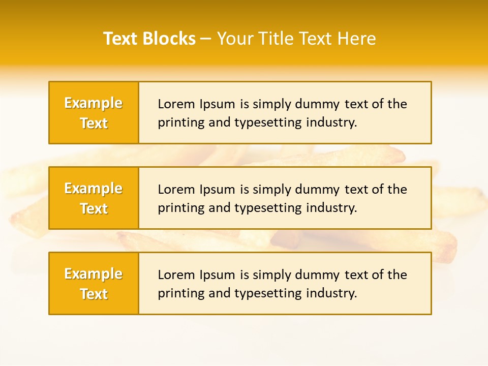 Strip Sesame Isolated PowerPoint Template