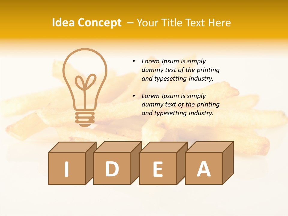 Strip Sesame Isolated PowerPoint Template