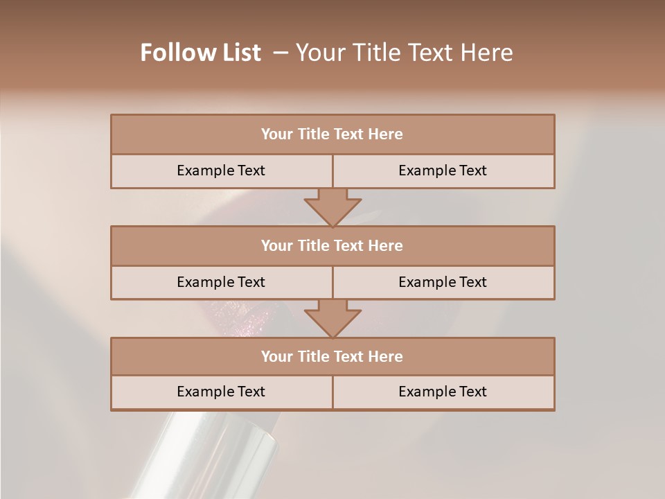 Mouth Women Closeup PowerPoint Template