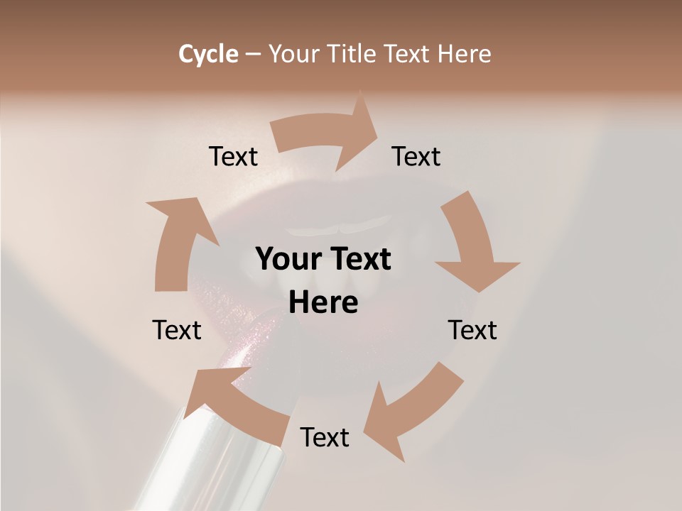 Mouth Women Closeup PowerPoint Template