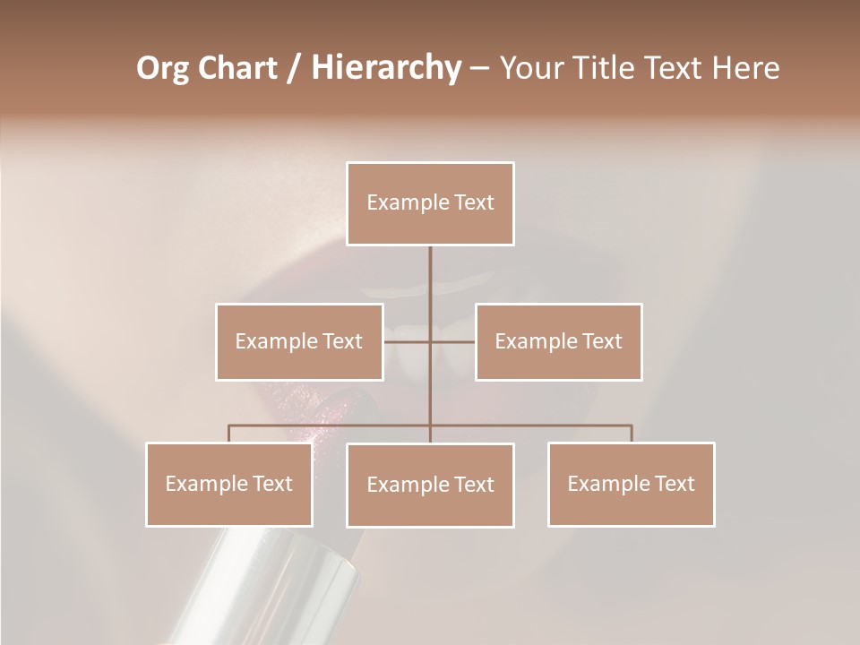 Mouth Women Closeup PowerPoint Template