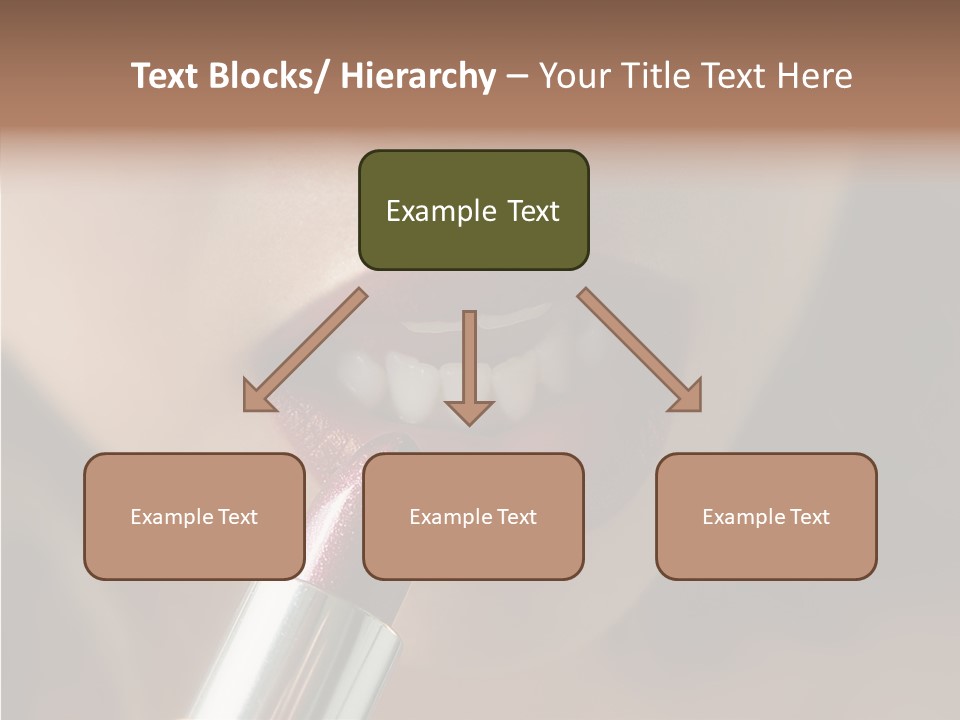 Mouth Women Closeup PowerPoint Template