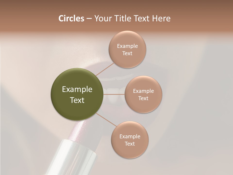 Mouth Women Closeup PowerPoint Template