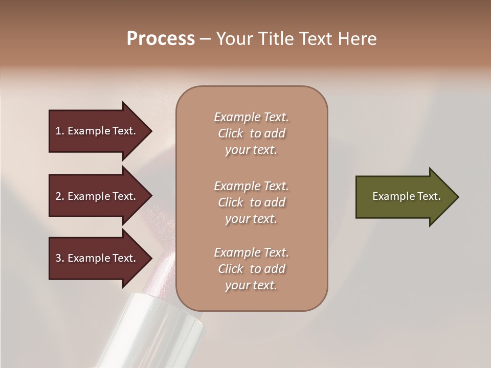 Mouth Women Closeup PowerPoint Template
