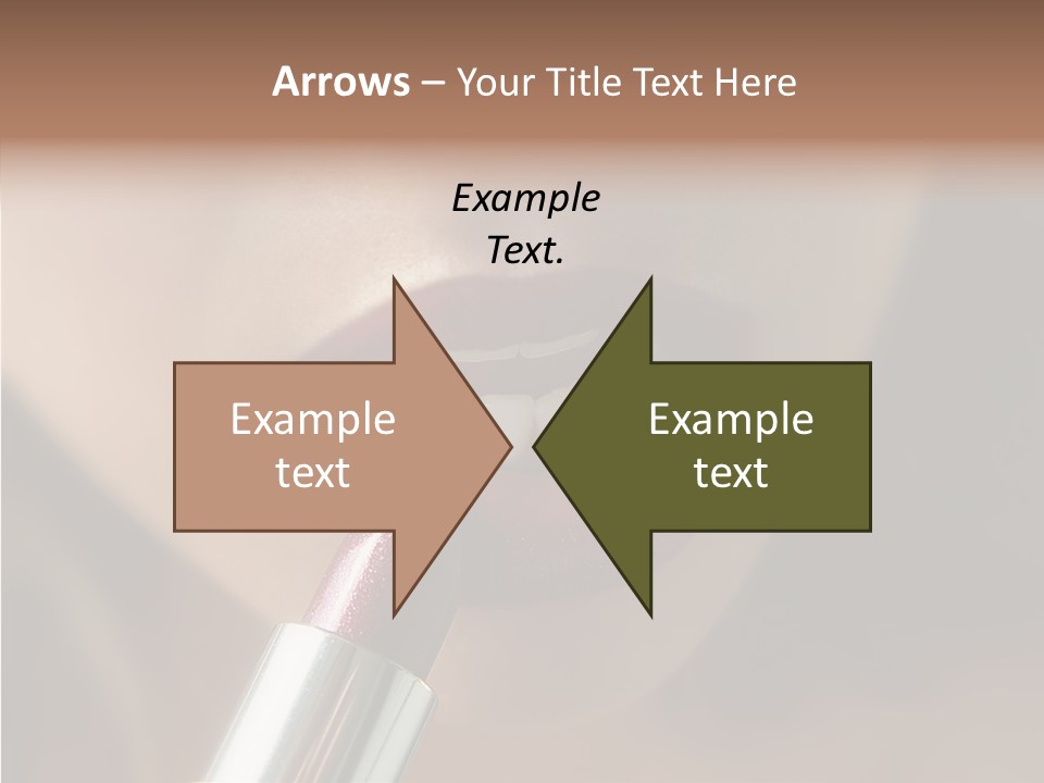 Mouth Women Closeup PowerPoint Template