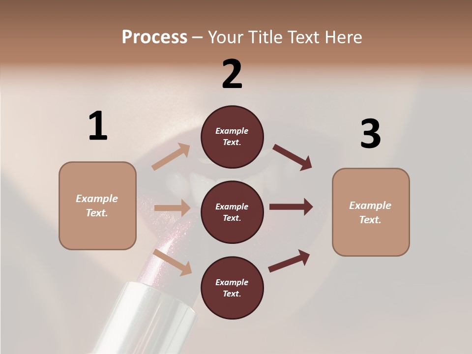 Mouth Women Closeup PowerPoint Template