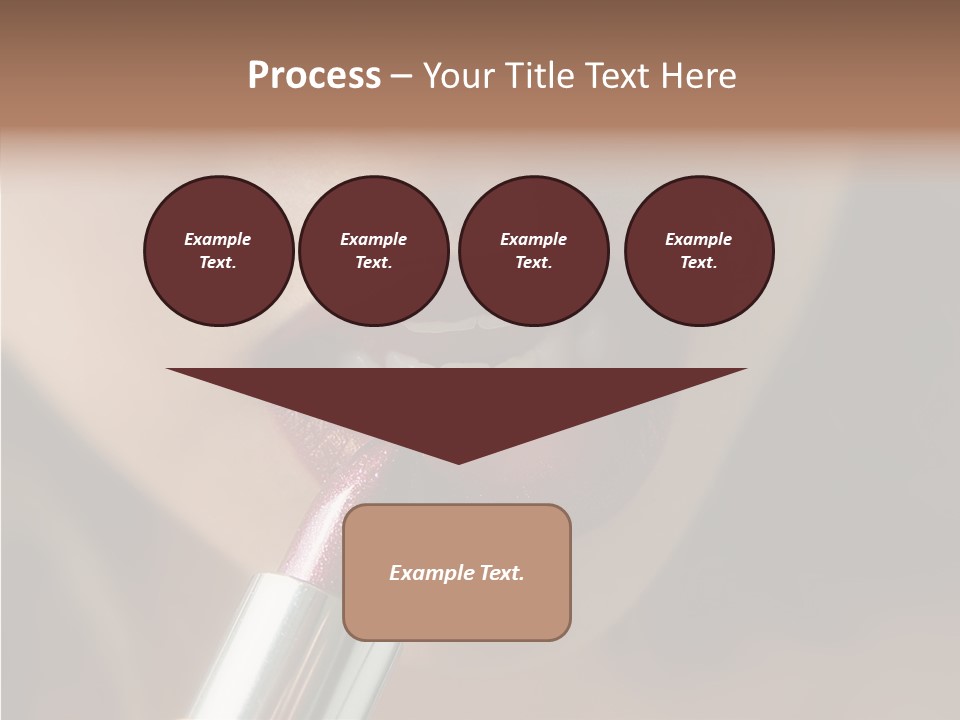 Mouth Women Closeup PowerPoint Template