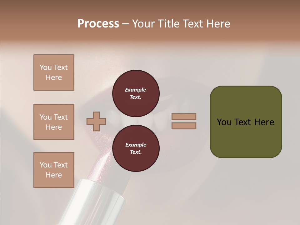 Mouth Women Closeup PowerPoint Template