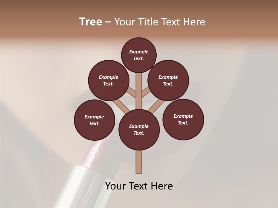 Mouth Women Closeup PowerPoint Template