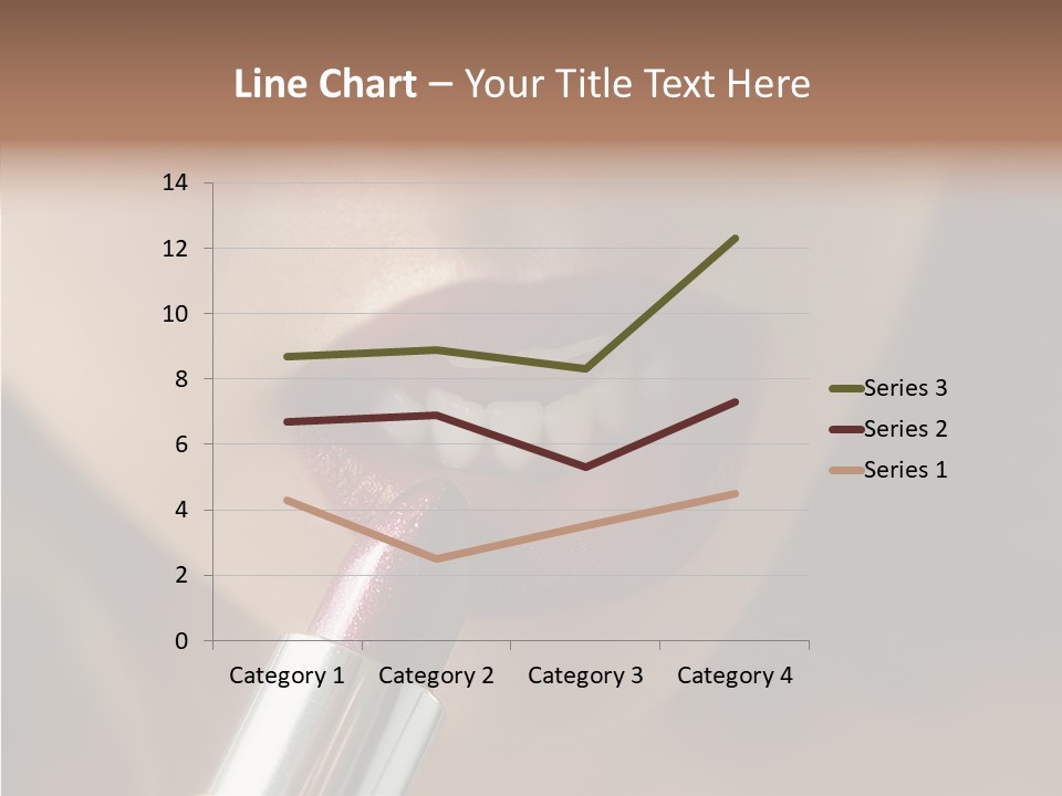 Mouth Women Closeup PowerPoint Template
