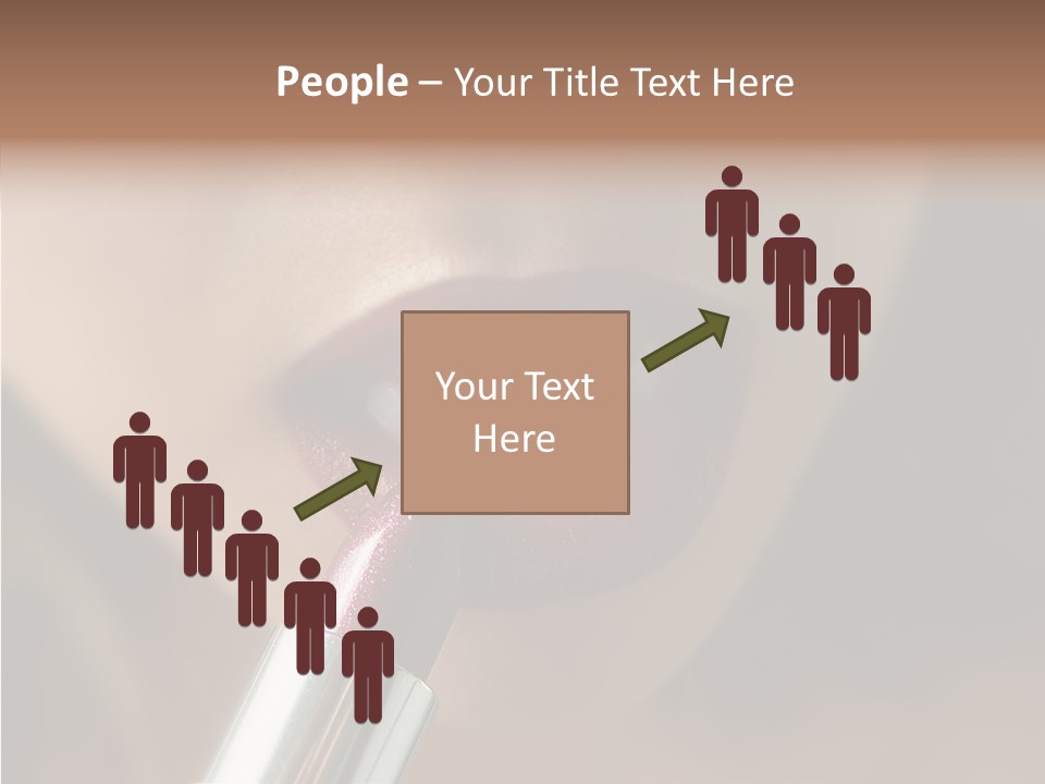 Mouth Women Closeup PowerPoint Template