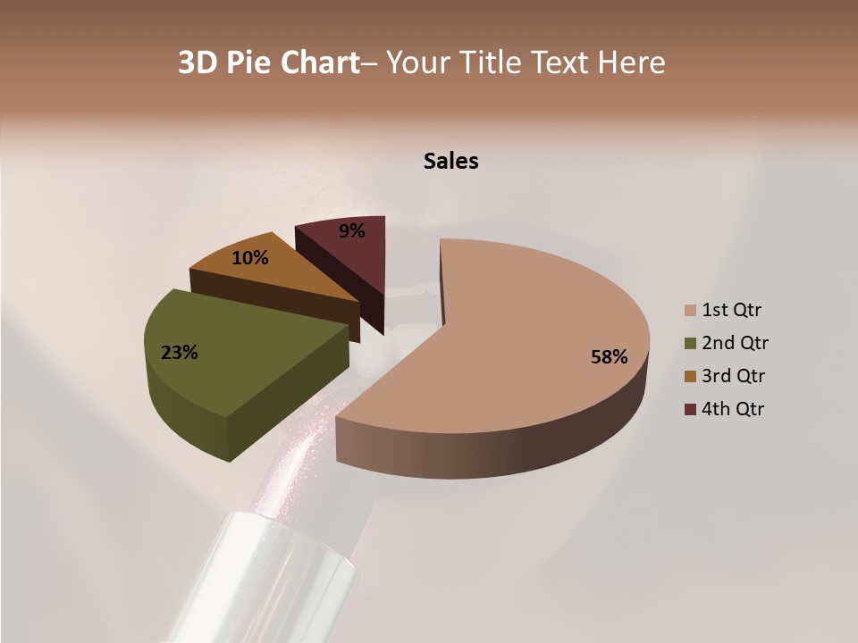Mouth Women Closeup PowerPoint Template