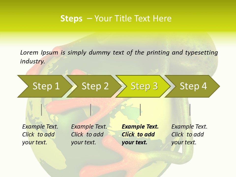 Illustration Jump Animal PowerPoint Template