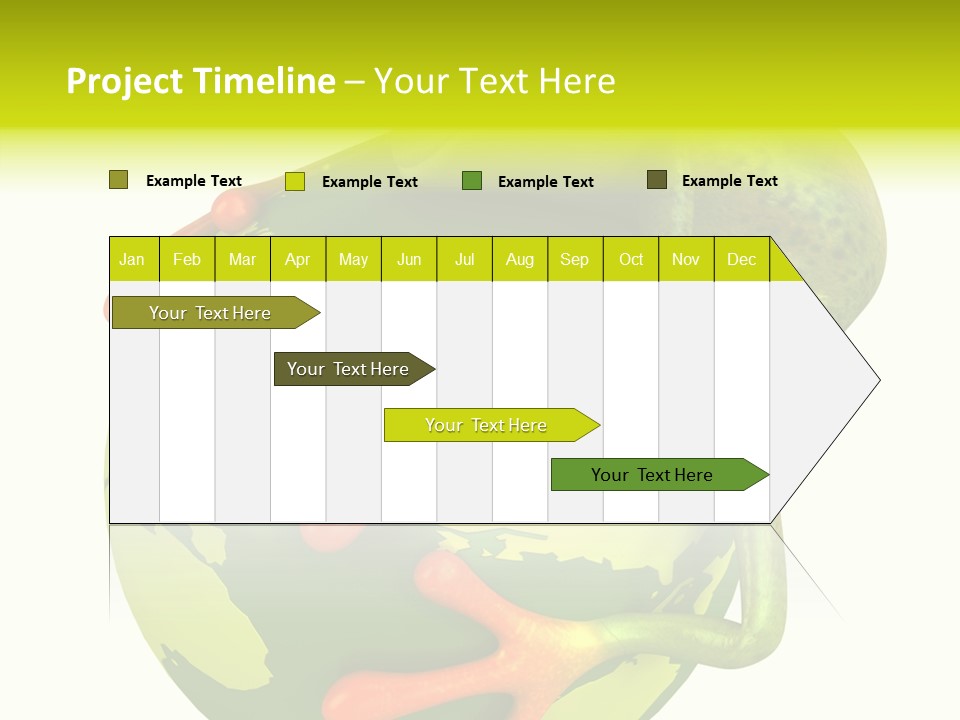 Illustration Jump Animal PowerPoint Template