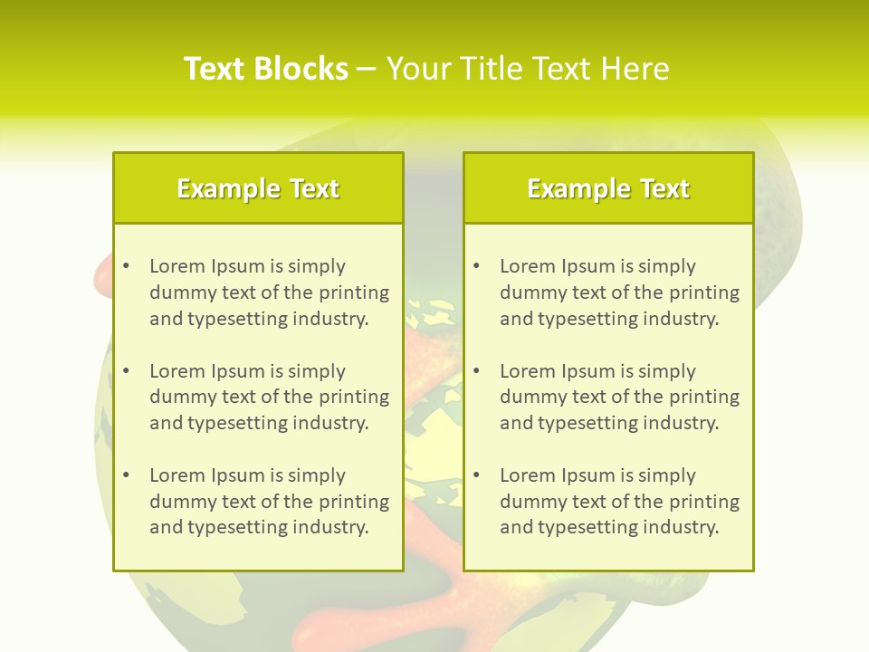 Illustration Jump Animal PowerPoint Template