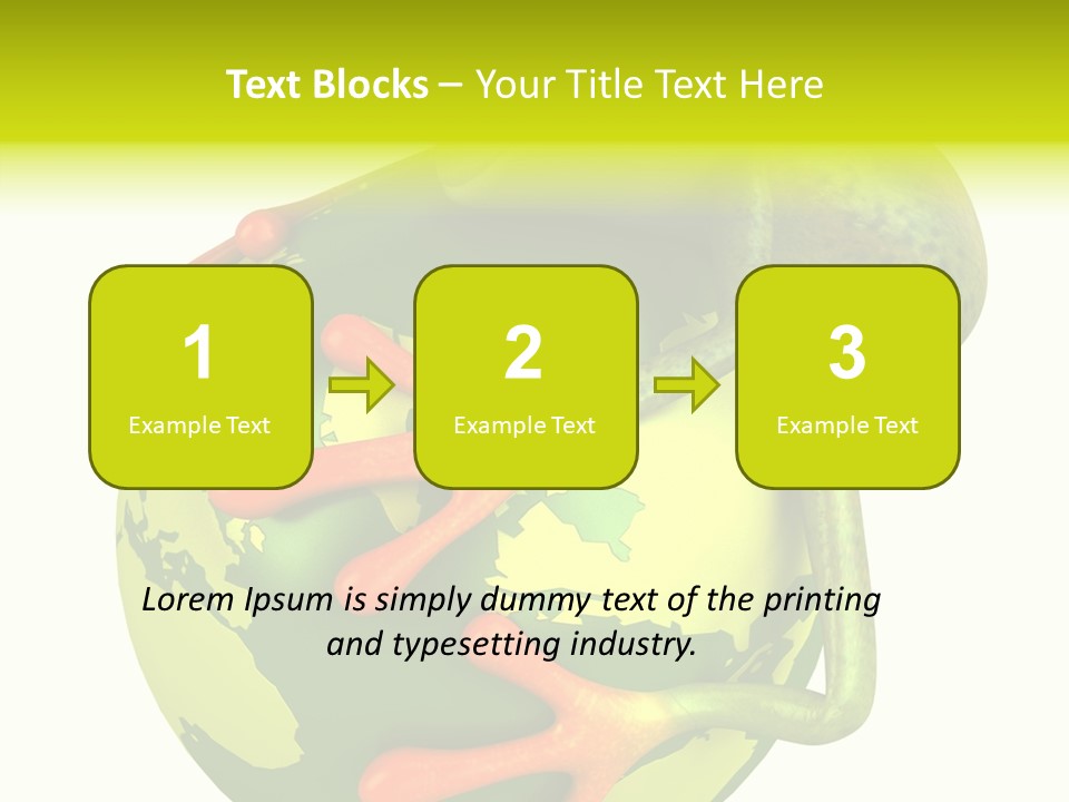 Illustration Jump Animal PowerPoint Template